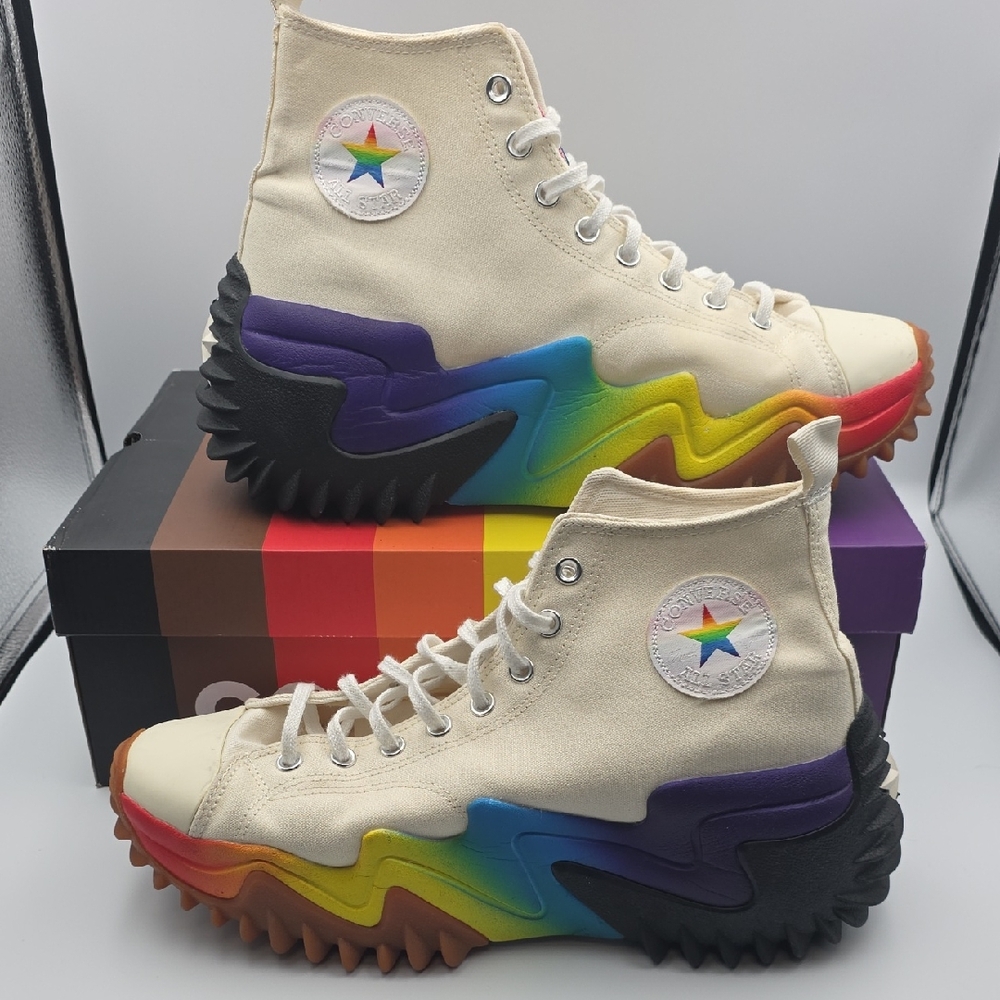 Converse Run Star Motion #Platform Pride UNISEX Women's 15.5 Men's 13